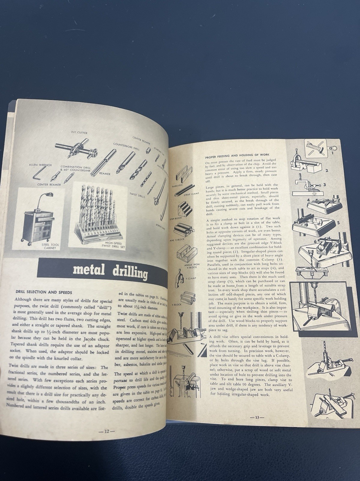 1954 THE DRILL PRESS -SEARS ROEBUCK – A CRAFTSMAN HANDBOOK – 9-2921