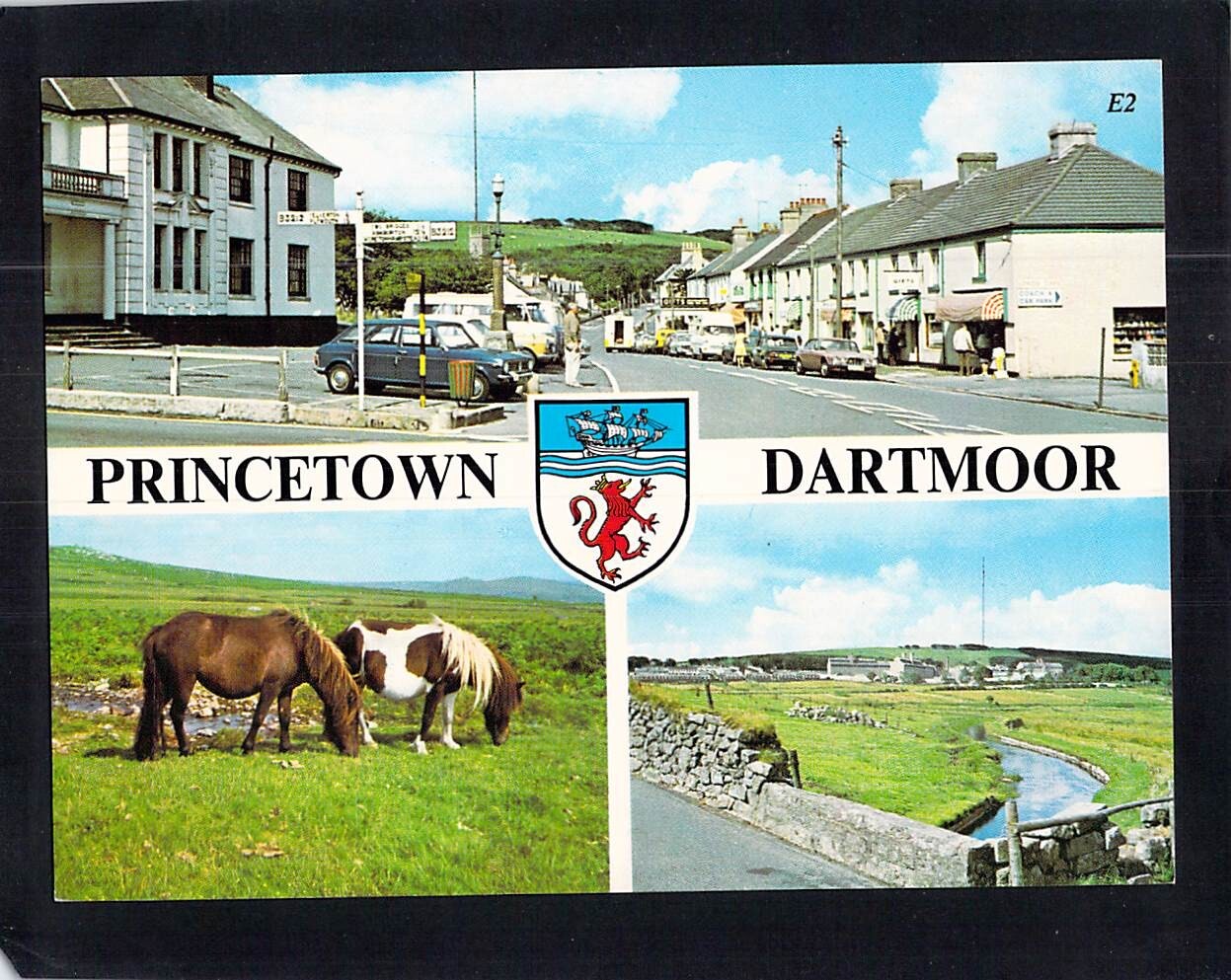 I7452 UK Princetown Dartmoor 3 image Europa Cards postcard