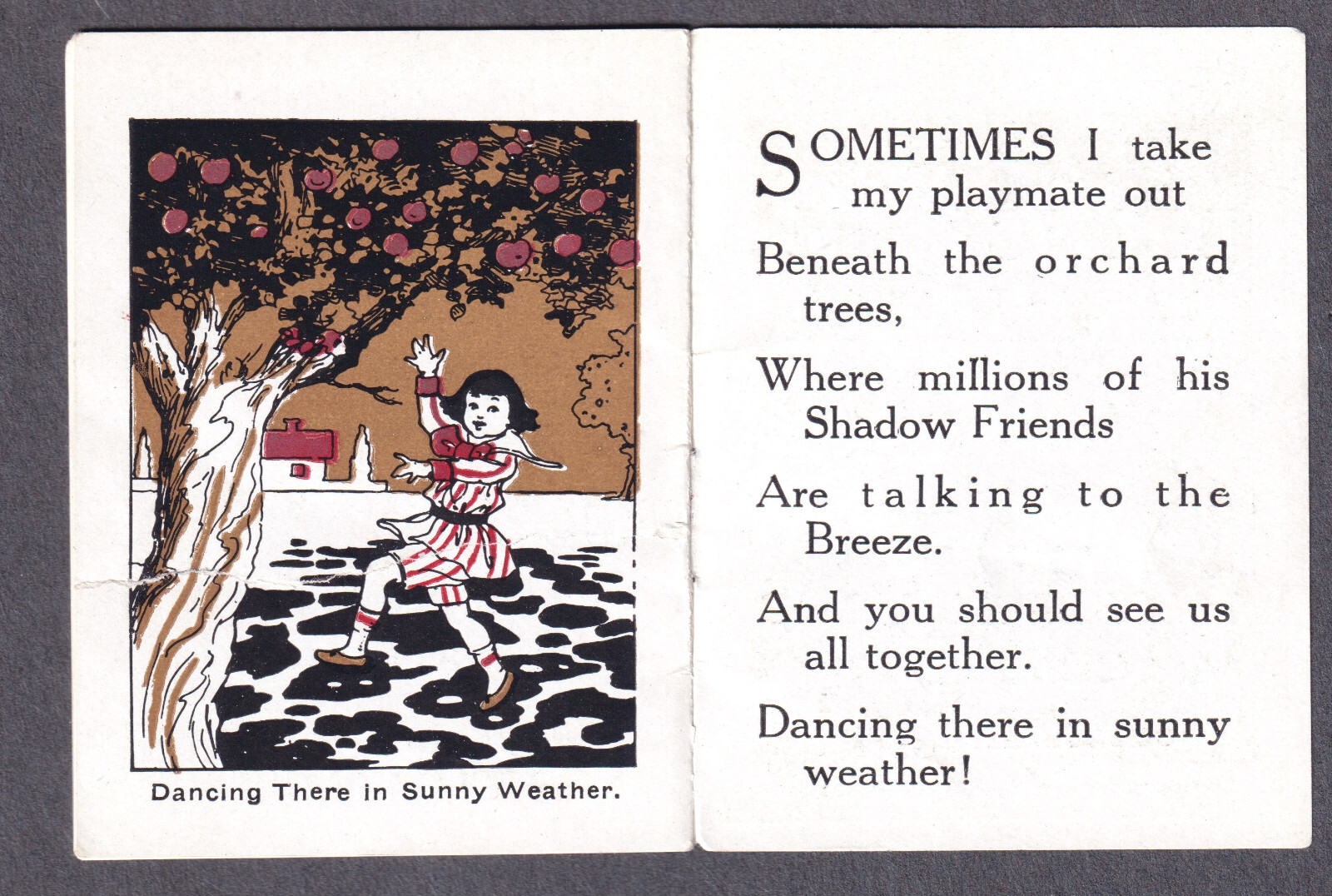 RARE Rabbits Bride 1920 Shadow Book Weeny-Wee Children Fairy Tale 2 Denver Bread