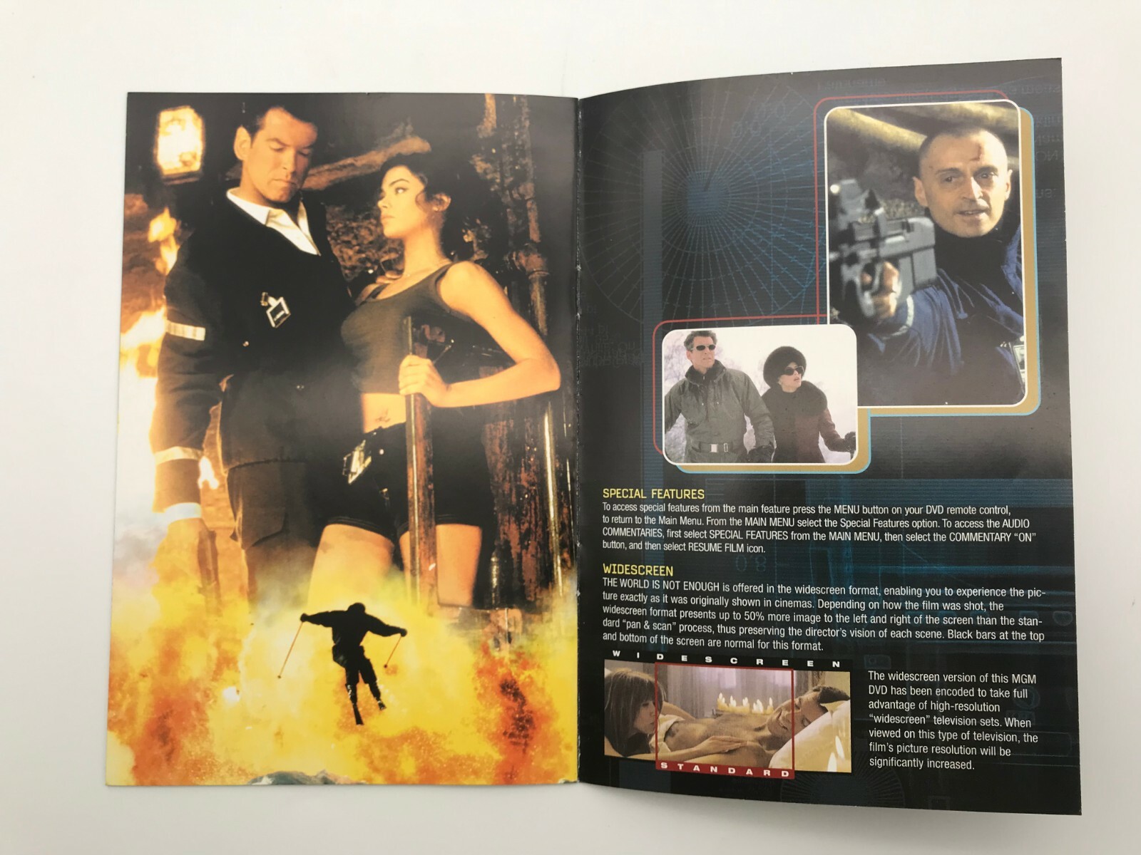 007 The World is DVD insert cover leaflets – NO DISK – NO BOX – PAPER PRINT ONLY
