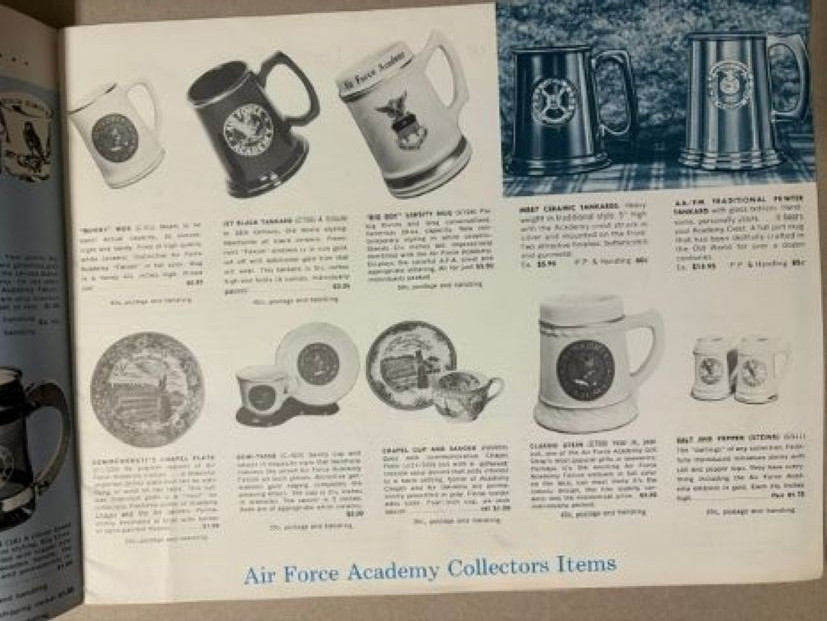 AFA Air Force Academy Athletic Association Gift & Souvenir 1950’s catalog – RARE