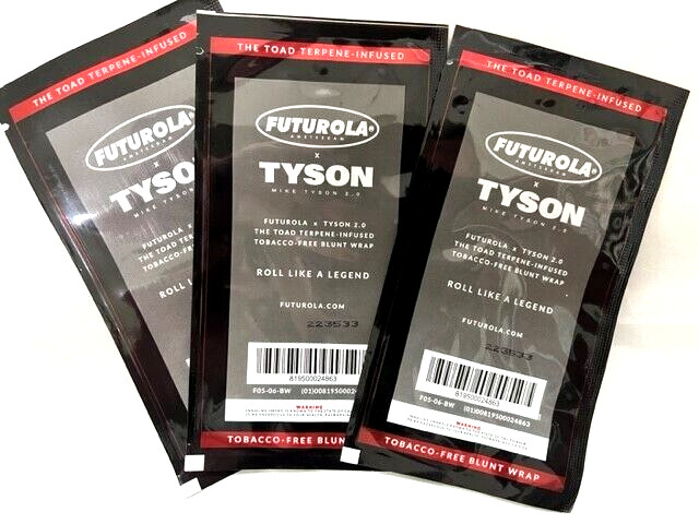 Tyson Ranch Futurola Wraps 2.0 6pks (6 wraps) FREE SHIPPING