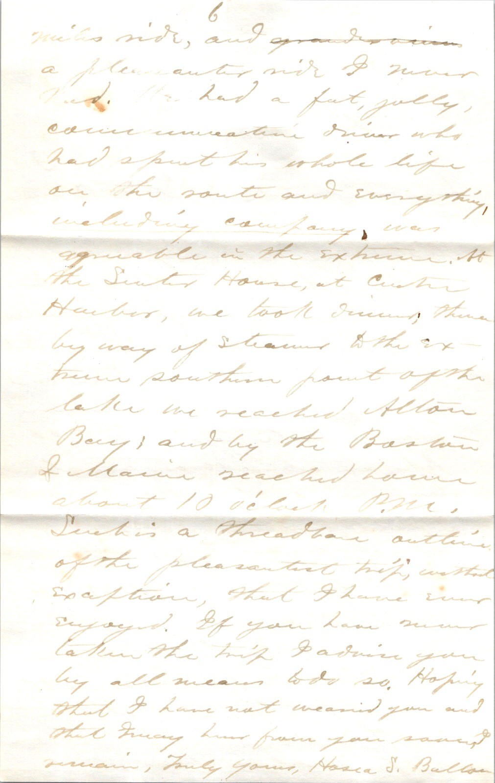 1878 Letter to E. Payson Guild Boston MA w/Envelope & 3-Cent Postage Stamp