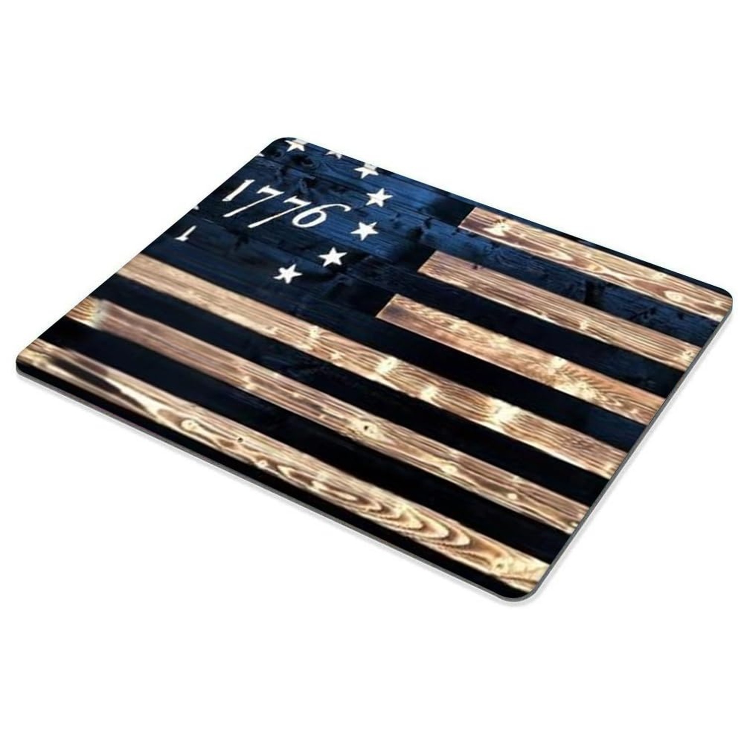 1776 Vintage American Flag Mouse pad Customized Mousepad Non-Slip Rubber Base…