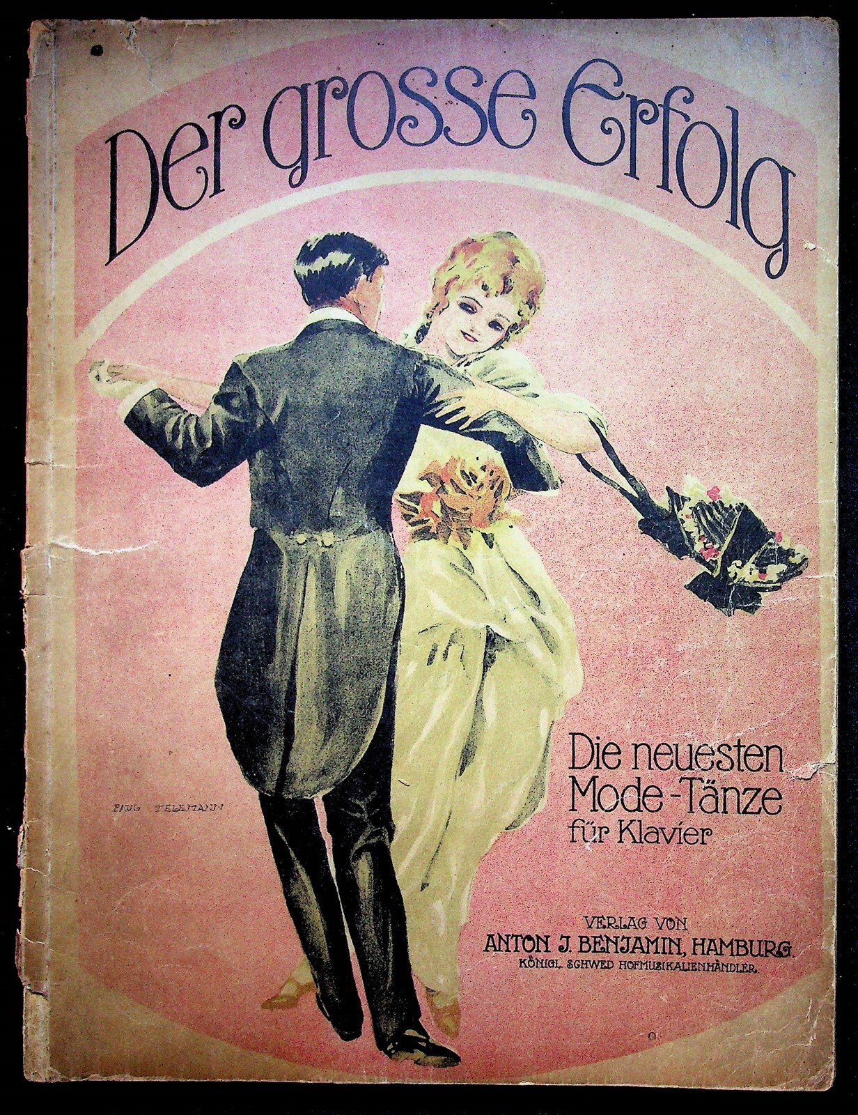 The Great Success Latest Fashion Dances For Piano German Song Folio 1920s