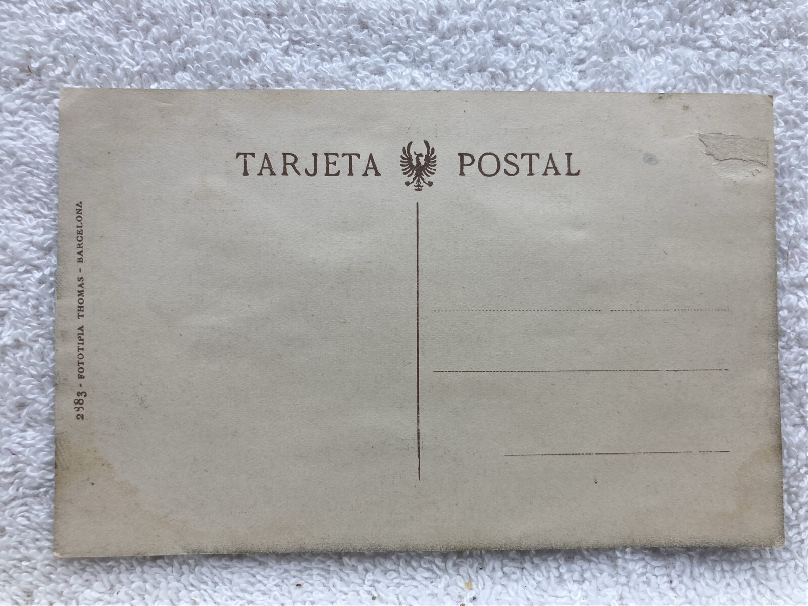 1940’s Monasterio de Guadalupe Post Card Spain Tarjeta Postal Monastery Version1