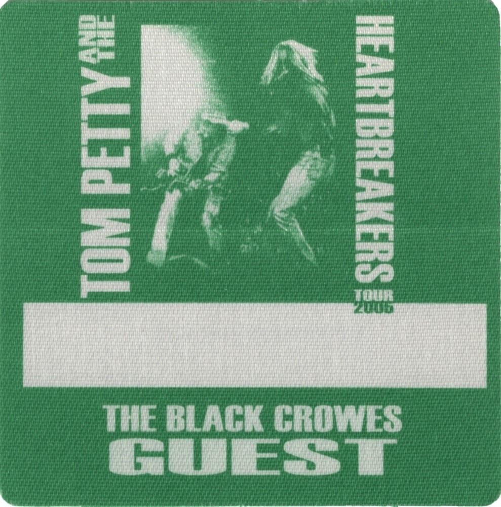 Tom Petty & the Heartbreakers 2005 tour w/ The Black Crowes Guest Backstage Pass