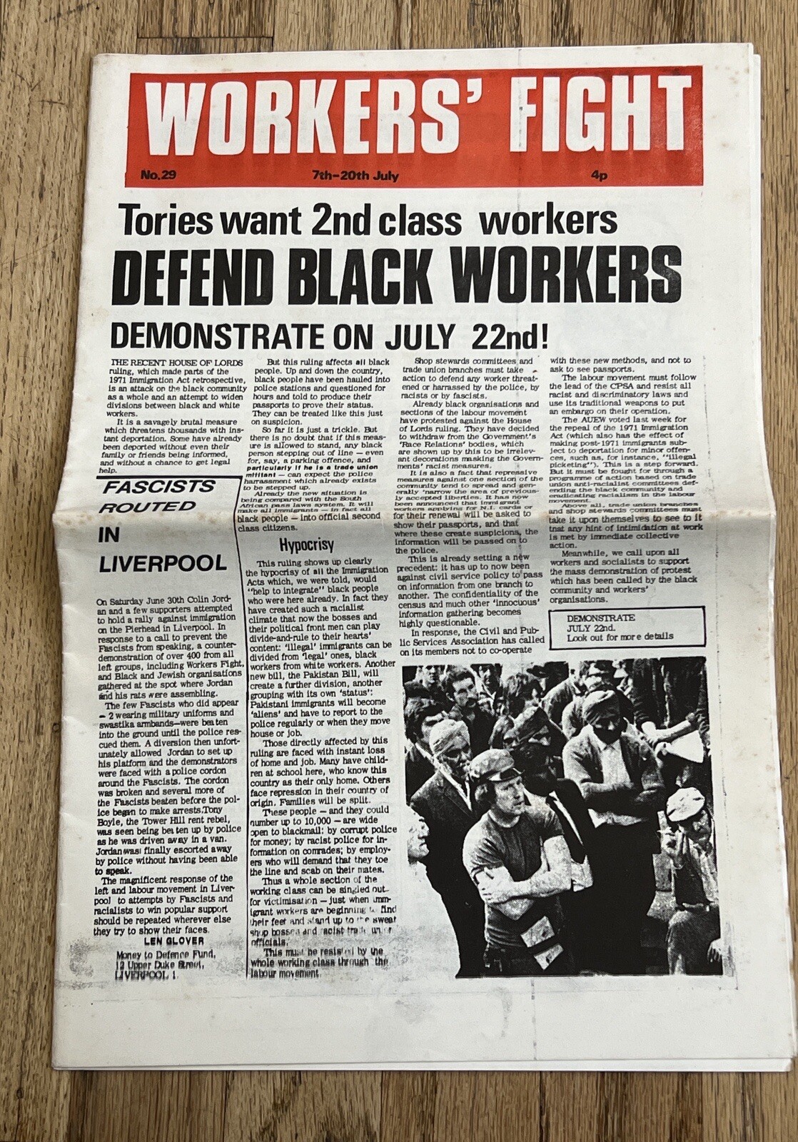Left Wing Socialist Marxist Journal United Kingdom Papers-Wear and Imperfection
