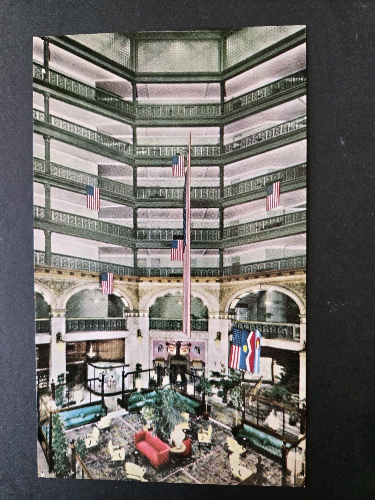 The Brown Palace Hotel Denver Colorado Booklet 1967, 3 Postcards