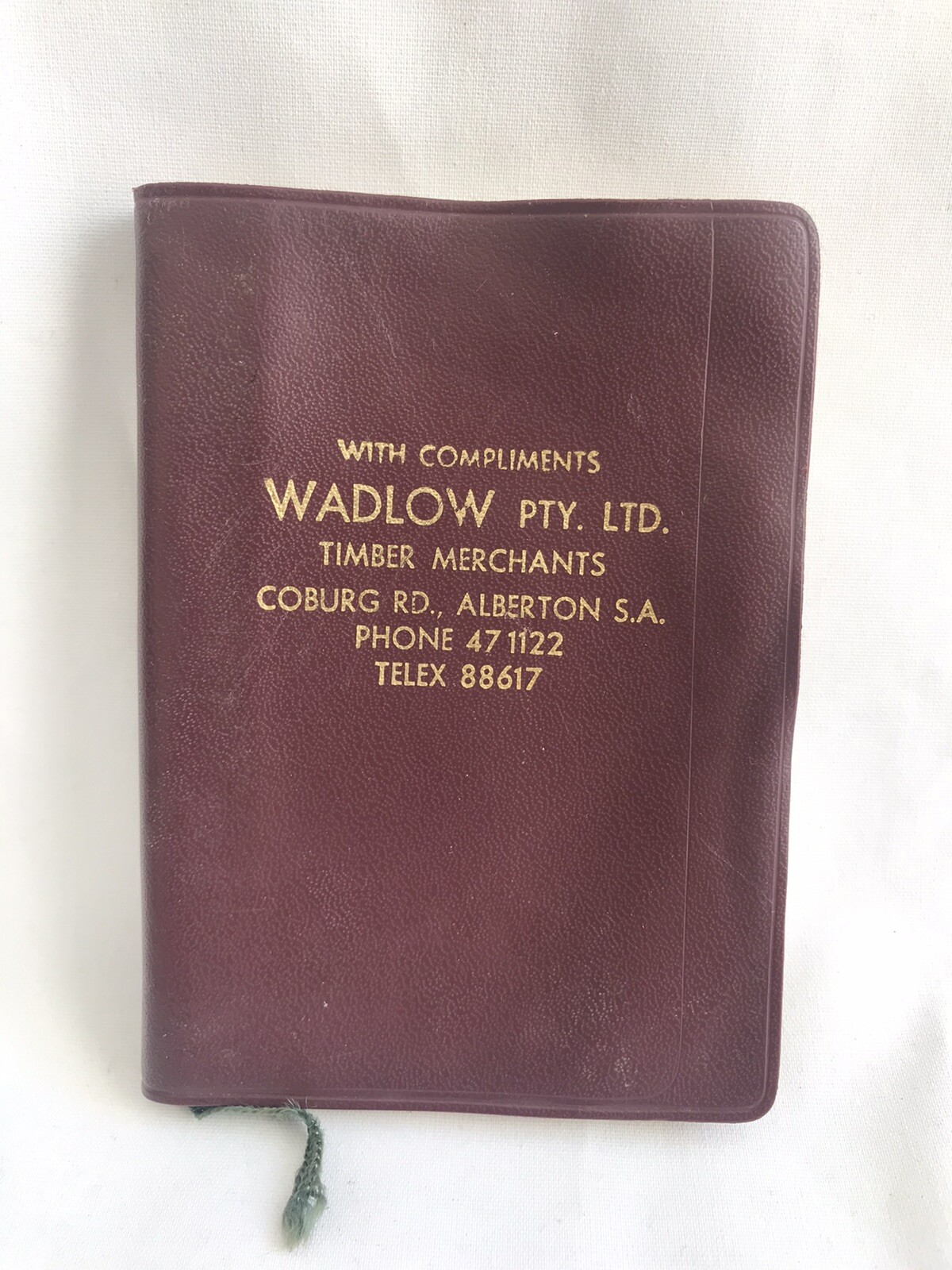 Vintage Wadlow 1978 Miniature Diary
