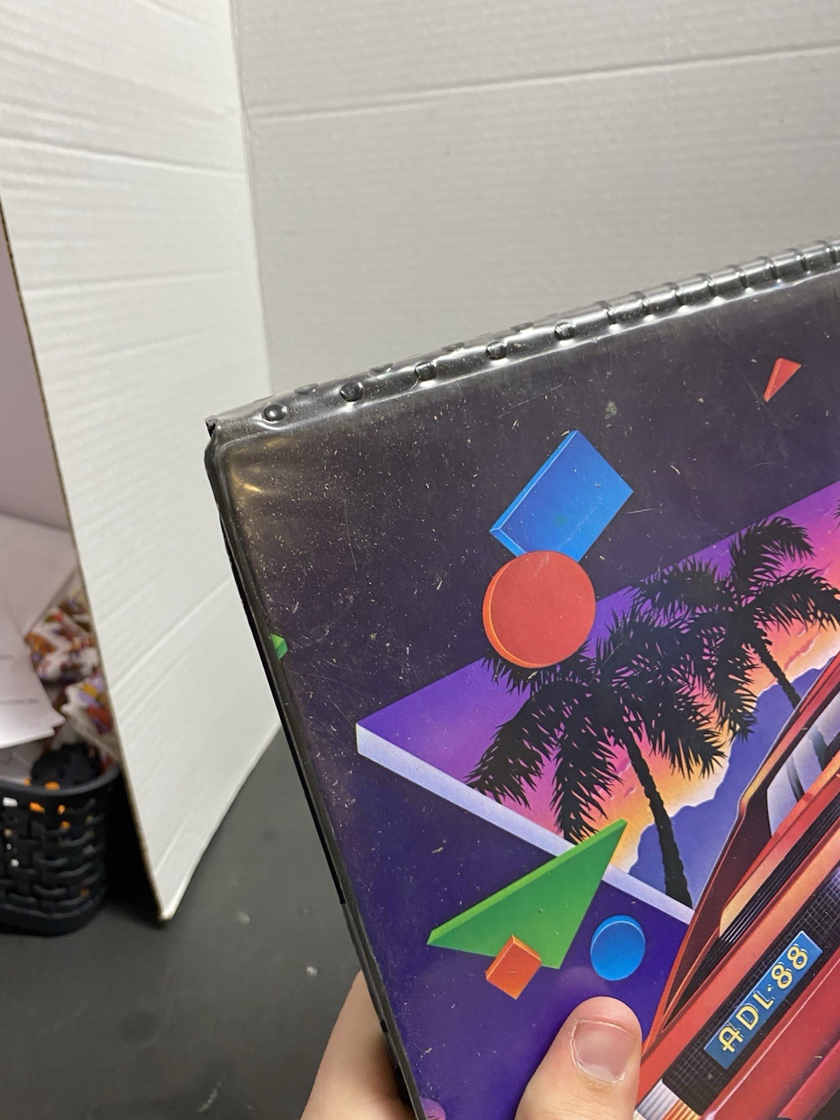 Vintage 80’s Red Ferrari Mead Trapper Keeper Collectible Rare, IN POOR CONDITION