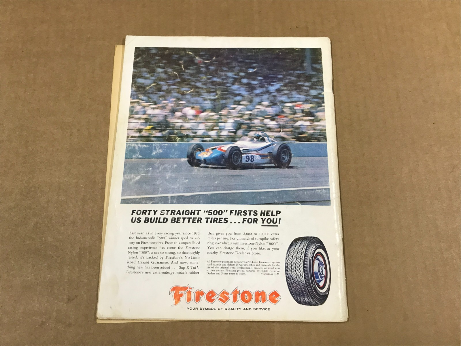Vintage 48th Annual Indianapolis 500 Official Racing Program – May 30, 1964