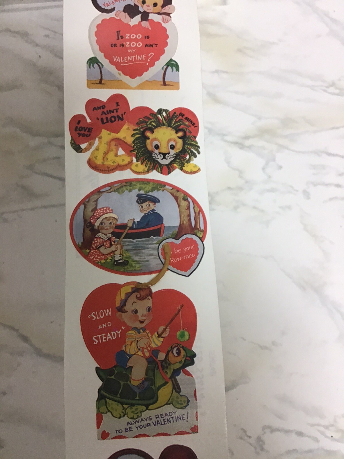 4 Sheets LOT Gifted Line Valentine’s John Grossman Stickers