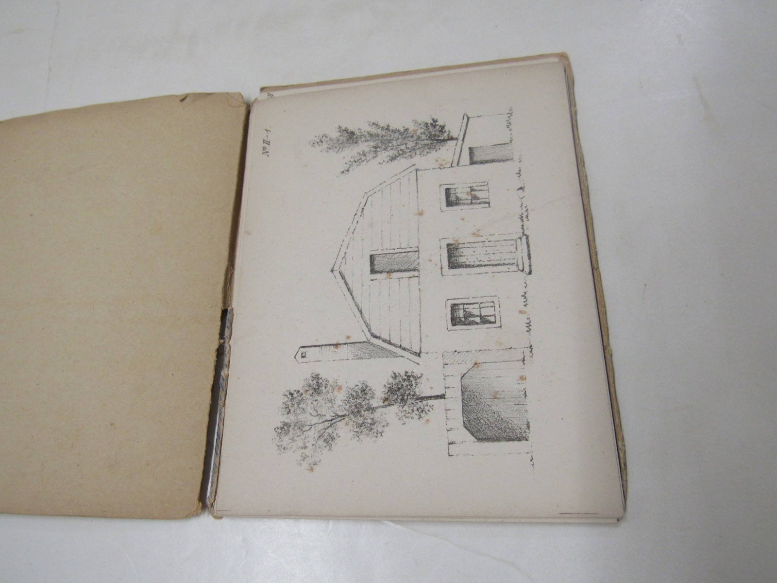 1866 Coe’s Drawing Cards, Cottages Introduction to Landscape