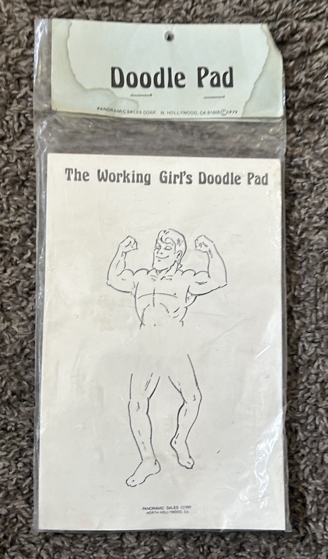 Vintage 1979 Working Girl’s Doodle Pad NOS Office Gag Gift Panoramic Sales Corp