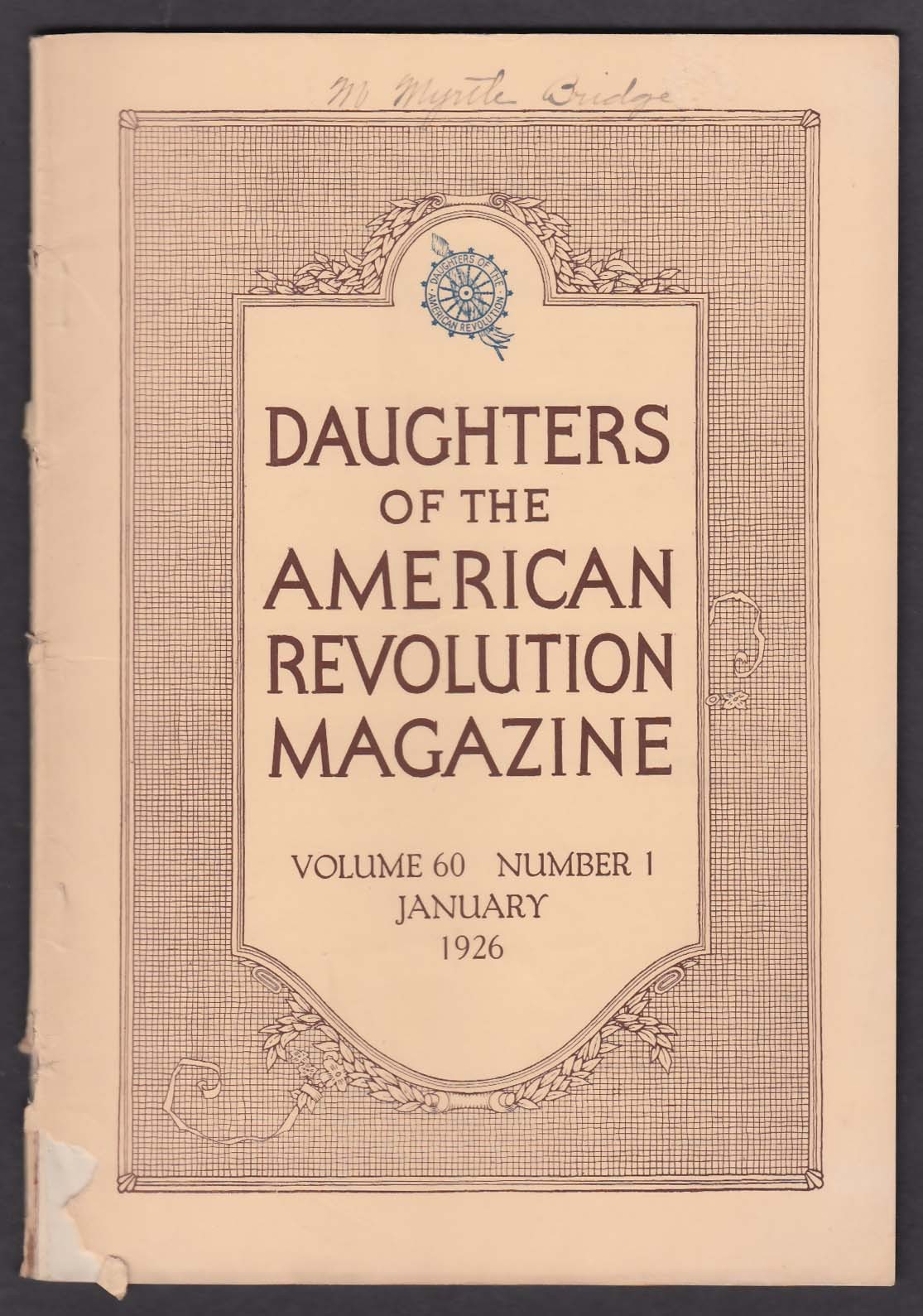 DAUGHTERS of the AMERICAN REVOLUTION Old Constitution House Vermont 1 1926