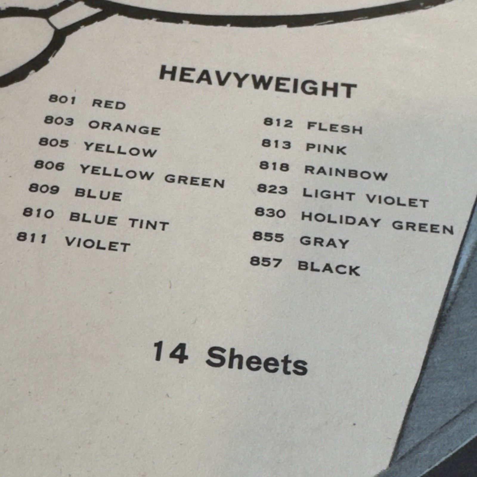 VTG 2x HYTONE Art Heavyweight Paper Assorted Color * 14 sheets 12″ x 9″ Sealed