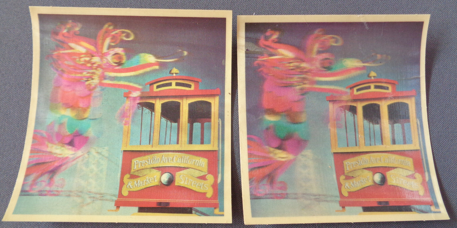 VTG 1970s Xograph Three Dimensional Prints 8 Pc Lot Medical & Travel Ads Retro