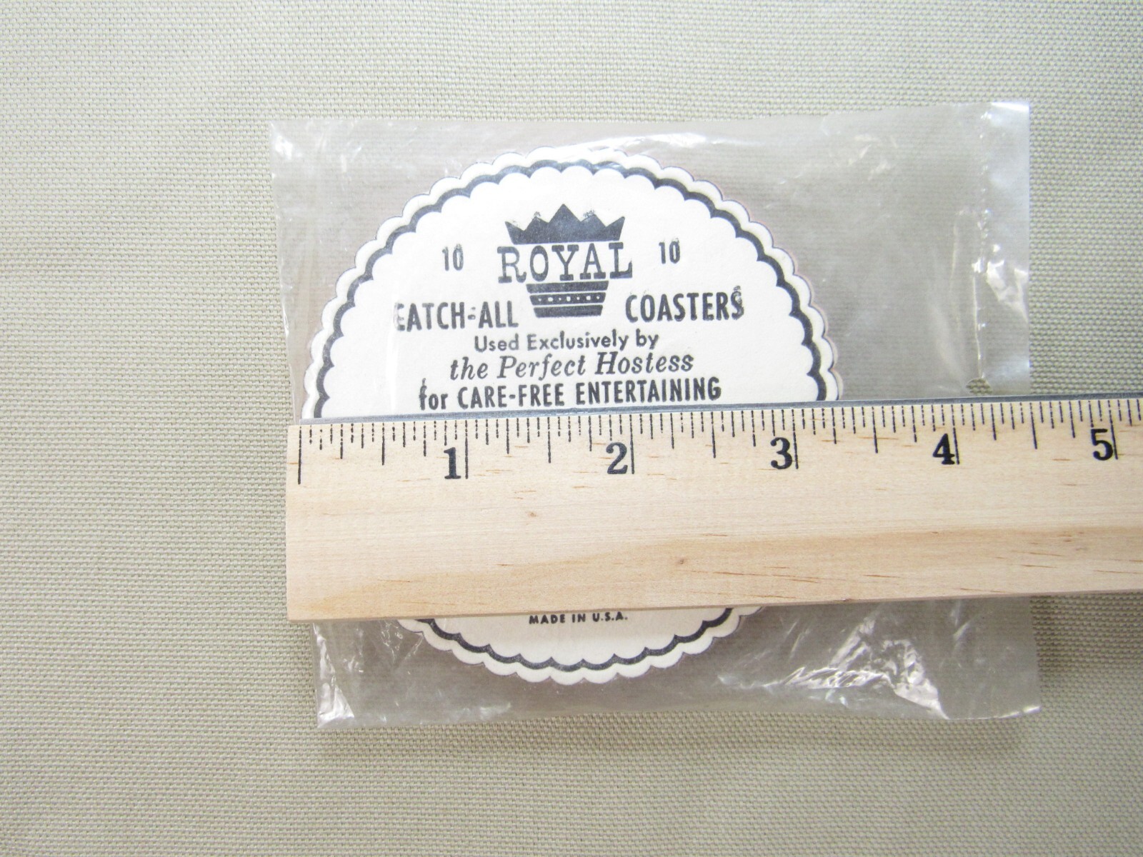 1940’s 1950’s San Francisco Cliff House Restaurant Coaster Set (10) Wax Bottom