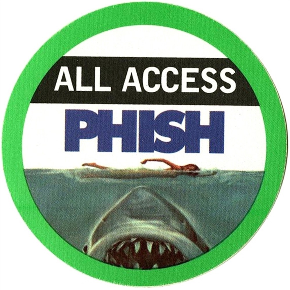 Phish 1997 Slip Stitch and Pass concert tour All Access Backstage Pass