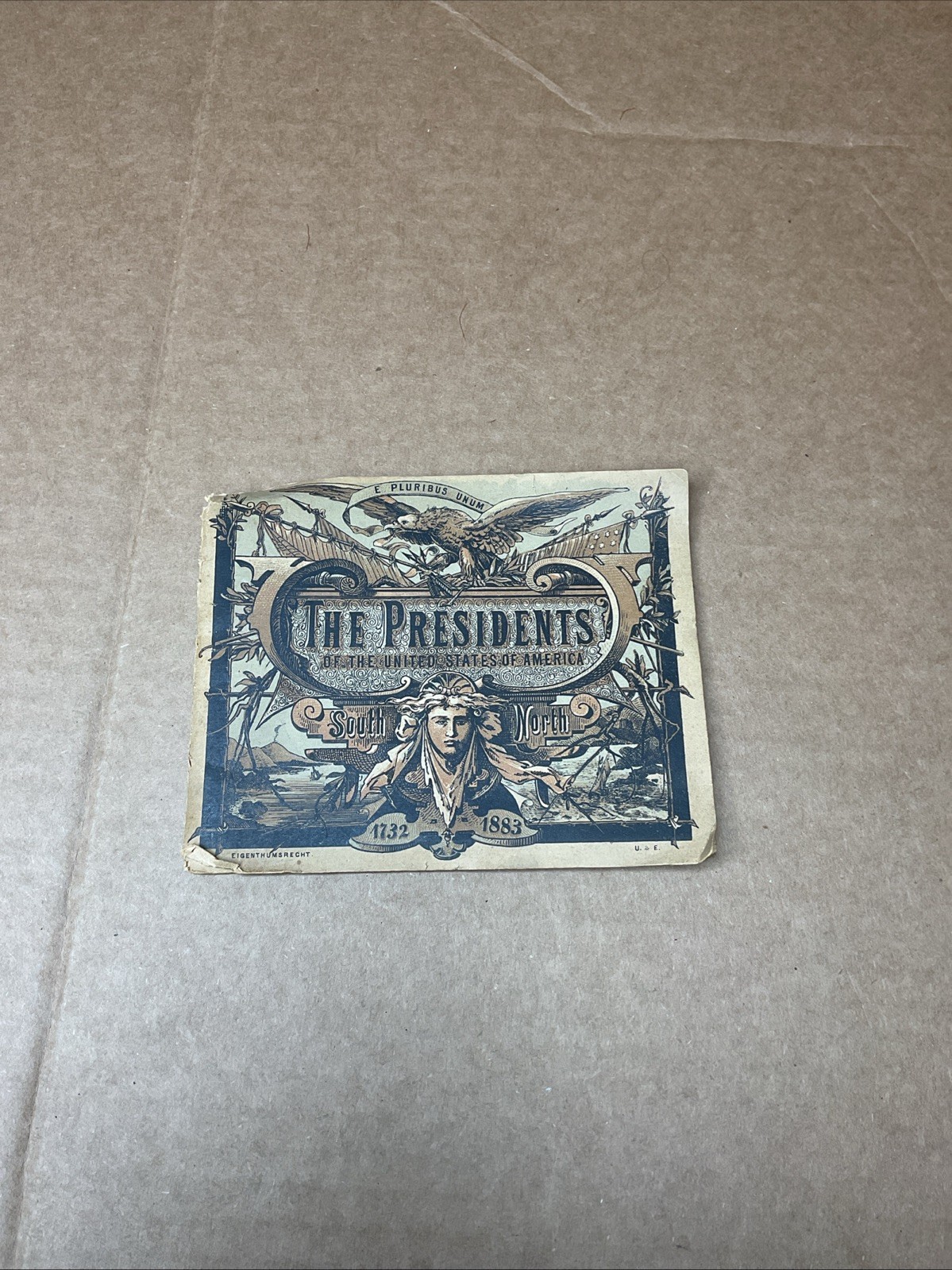 Rare 1883 Booklet 1732 to 1883 Presidents of the United States of America B50