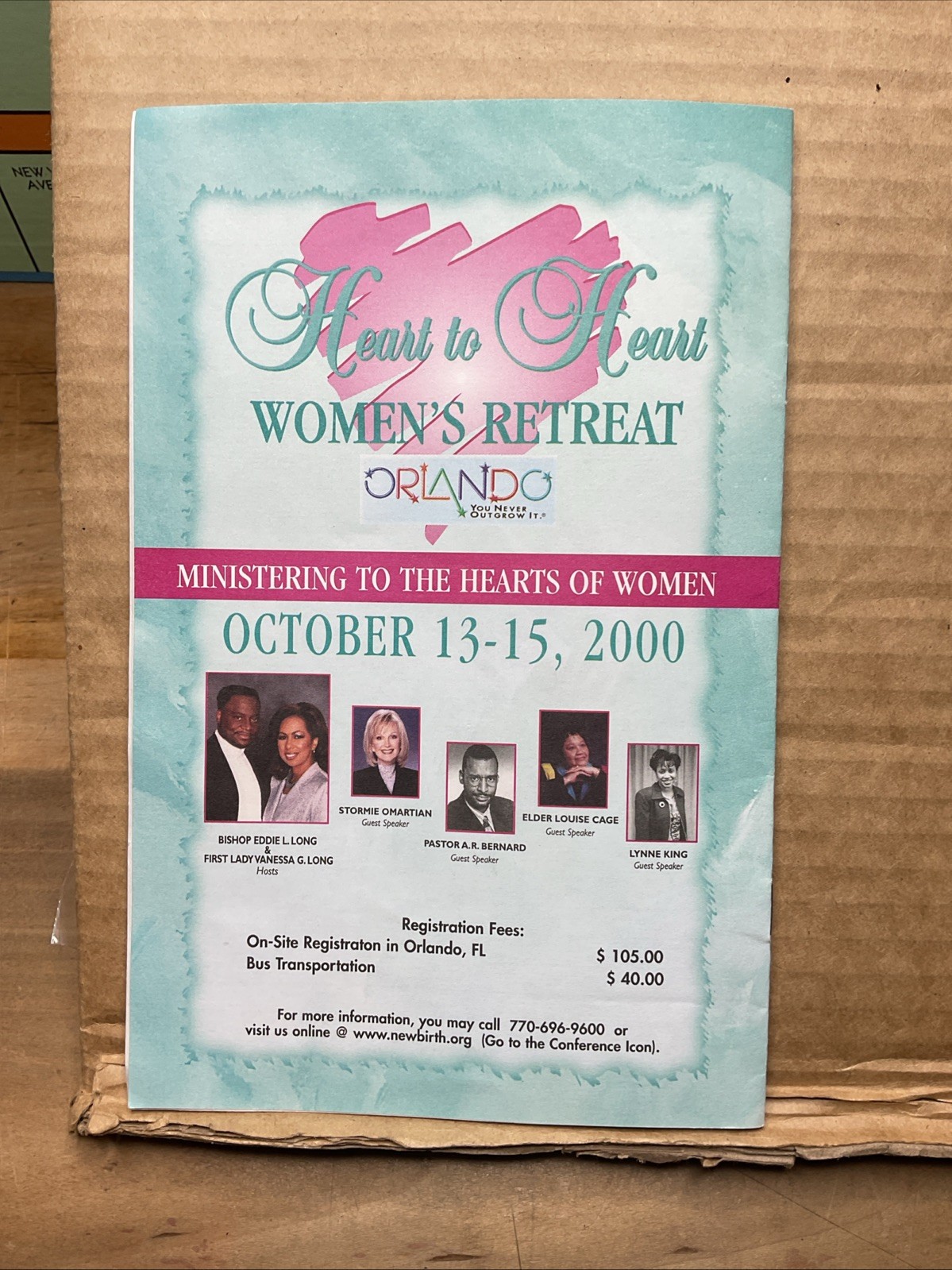 Aug 2000 New Birth Missionary Baptist Lithonia Georgia Bishop Eddie Long B63