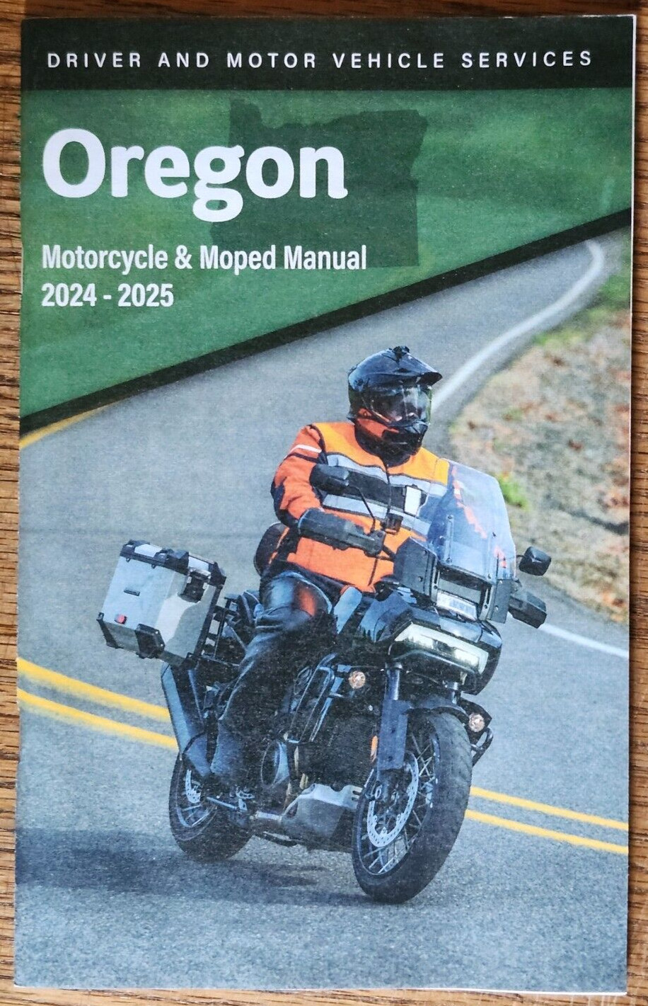 2025 Oregon DMV ODOT Motorcycle Moped Driver Handbook Manual English License