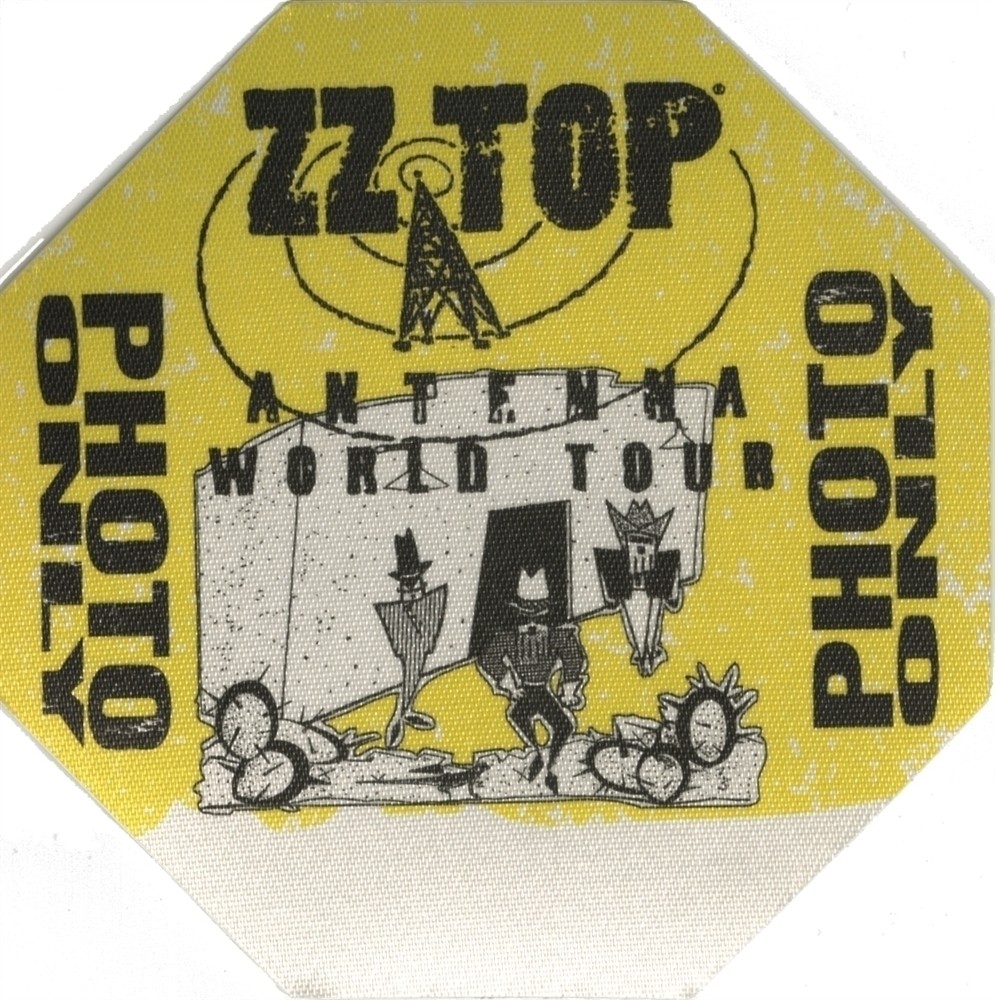 ZZ Top 1994 Antenna concert tour Photo Backstage Pass