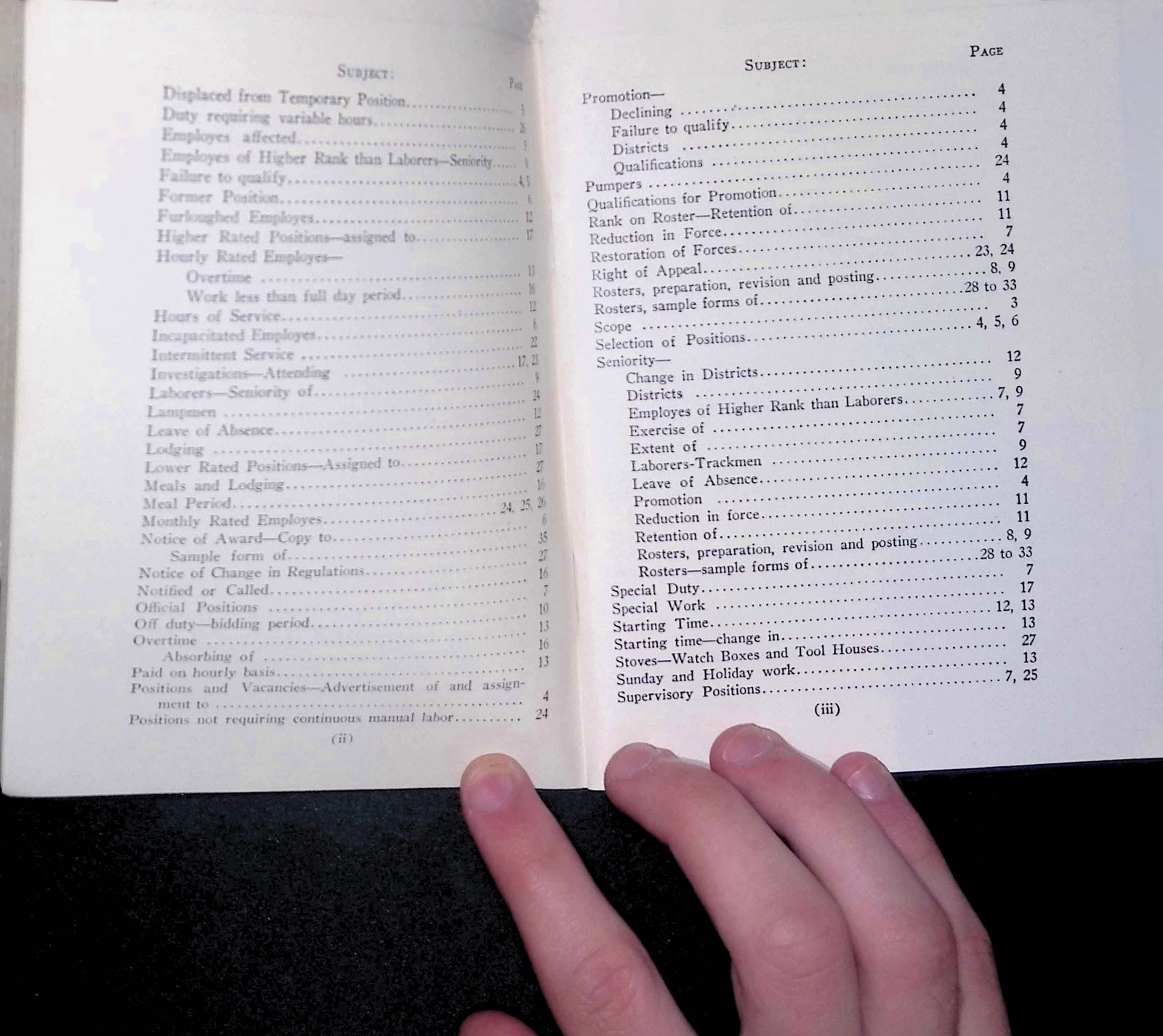 1935 PA Long Island RR MofW Rule Book Depression Labor Union Railroadiana