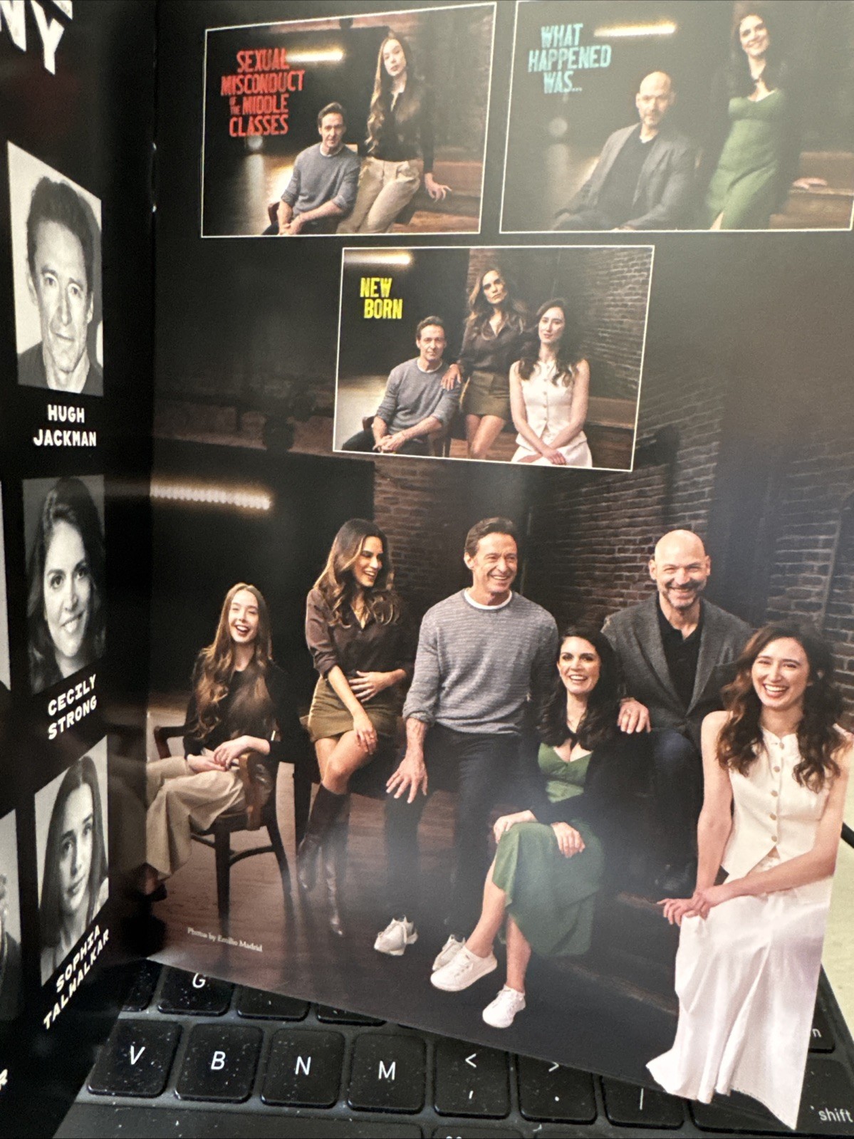New Born – Off Broadway Playbill – Jun 2026 – Hugh Jackman, Sepideh Moafi