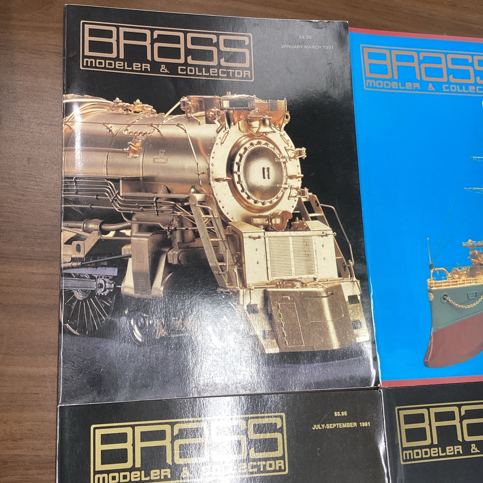 Brass Modeler & Collector Magazine Complete Set 1991 Really Nice Condition