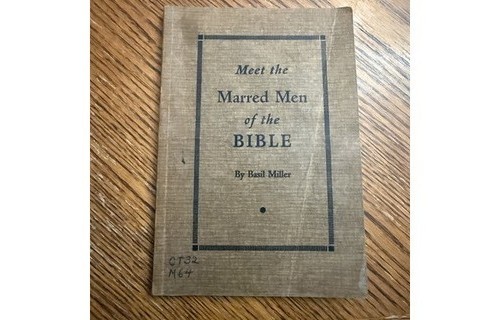 Meet Marred Men Bible Booklet Basil Miller Beacon Hill Press 1946 KC, Missouri