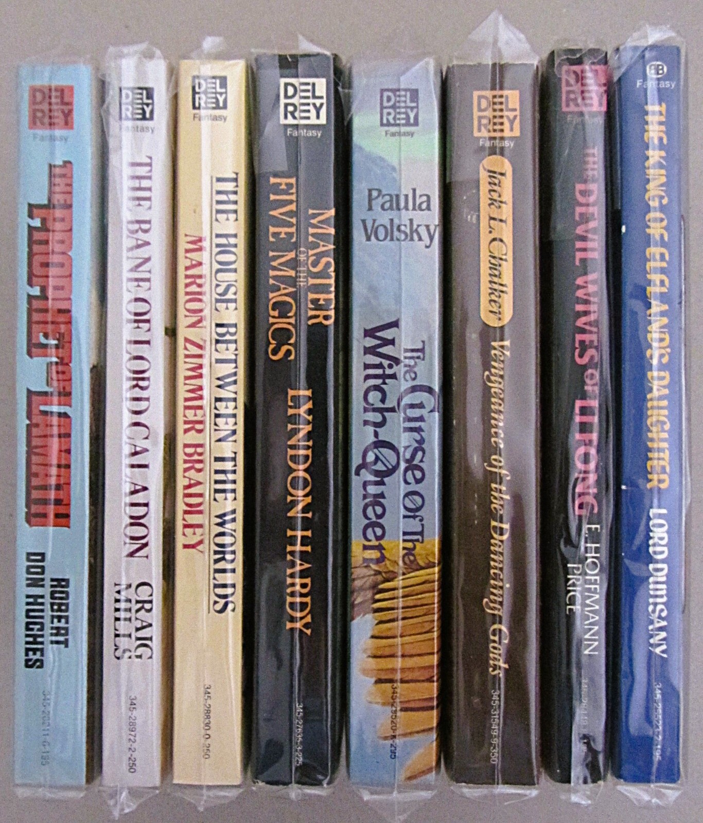 LOT 8~GRIFFIN~DEL REY FANTASY PAPERBACK BOOKS~COLLECTIBLE COND~UNREAD~NEW