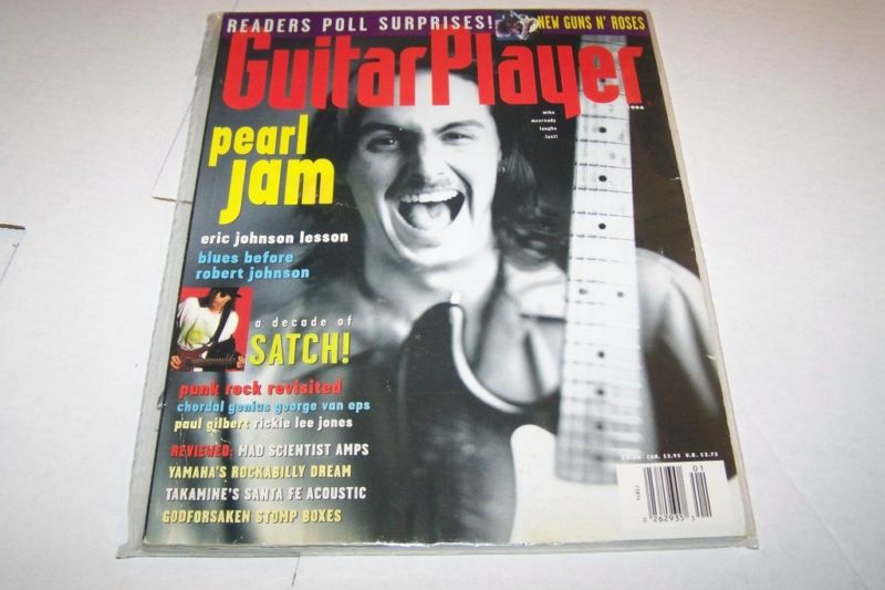 JAN 1994 GUITAR PLAYER music magazine PEARL JAM