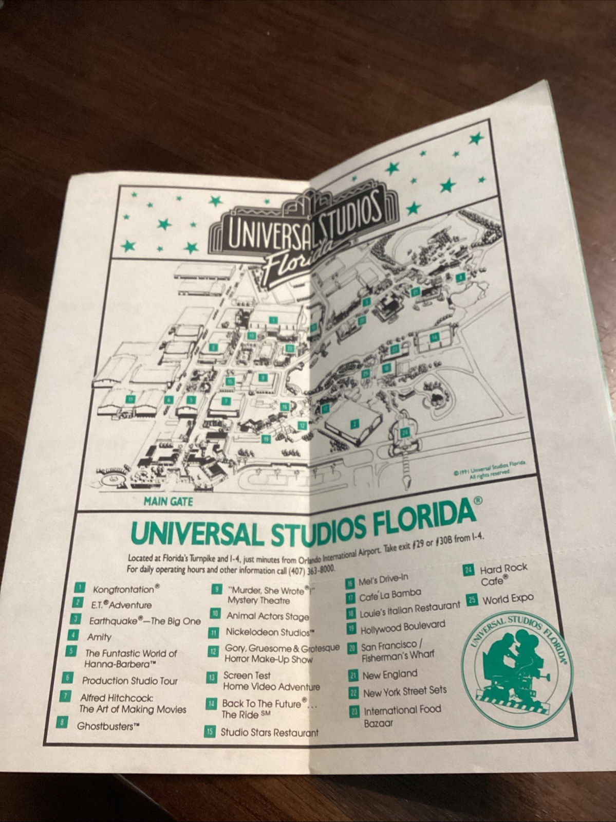 Universal Studios Coupon Book 1991 Early Discounts Rare