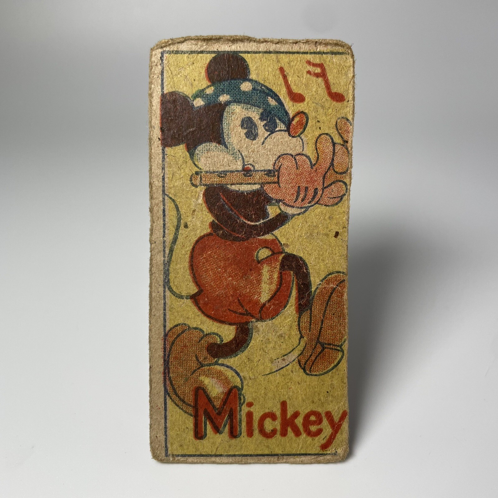 Mickey Mouse vintage rare card menko 1940’s japanese No,2