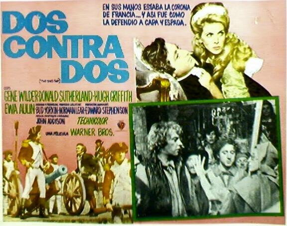 Gene Wilder Donald Sutherland REVOLUTION 1970