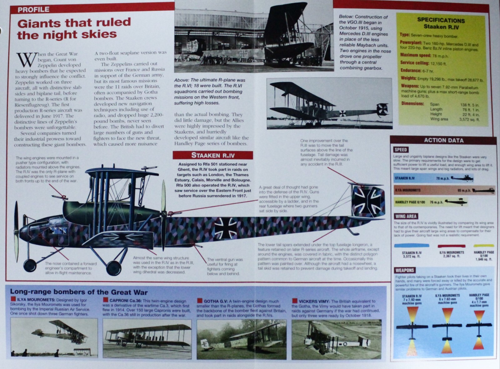 Zeppelin Plane Picture Brochure Pamphlet Out of Print Aircraft Sheet