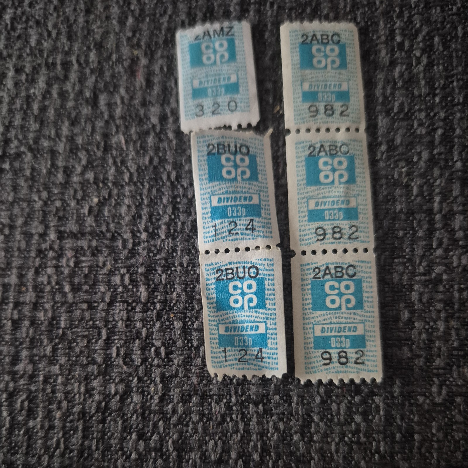 Vintage 1960/70s CO-Operative stamps 6