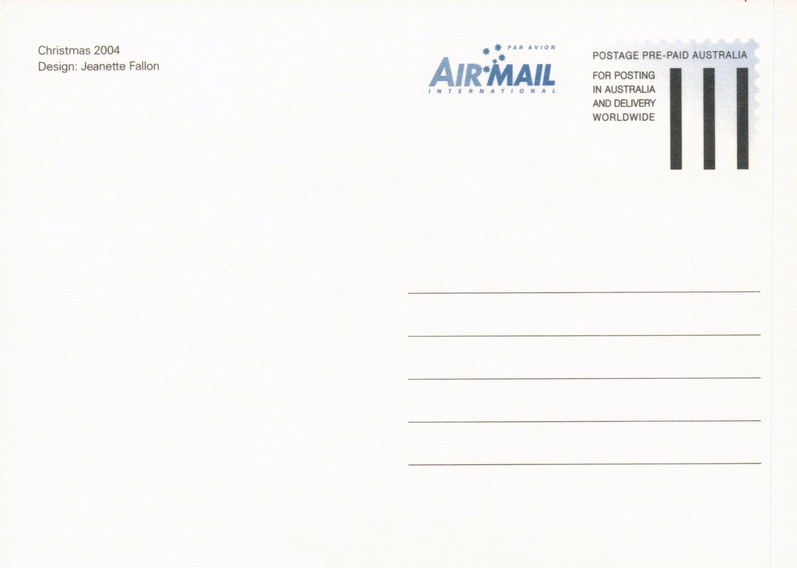 2004 Three Wise Men POSTCARD Maxicard FDI $1 Stamp Cancel Christmas Hills