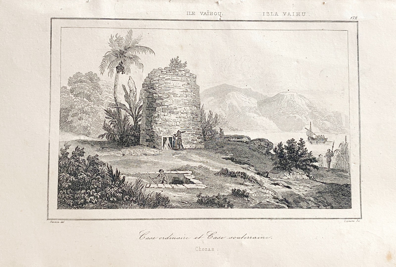 Engraving Iles De Vaïhu Ile De Paques – Ordinary Case And Underground Case