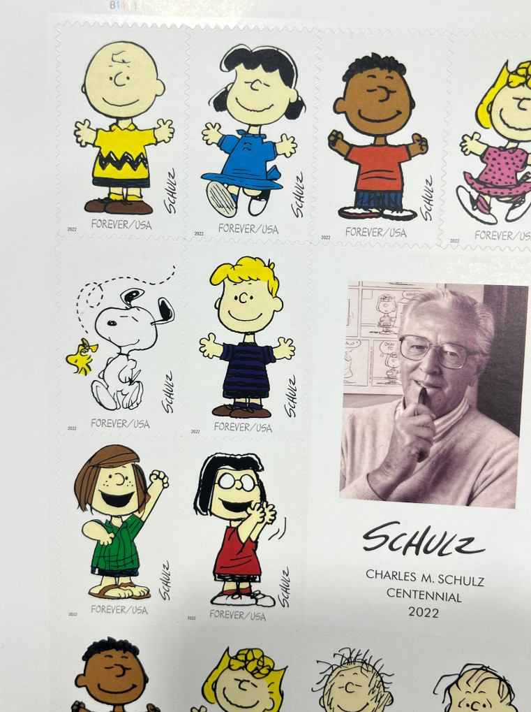 100 USPS First Class Letter Stamps Schulz Snoopy Charlie Brown Peanut 5 sheets