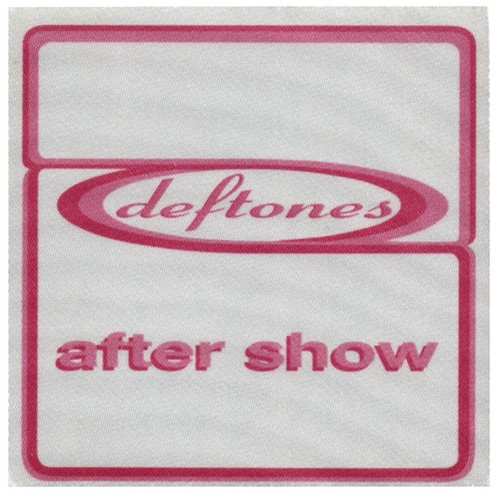 Deftones 1996 Adrenaline concert tour collectible After Show Backstage Pass