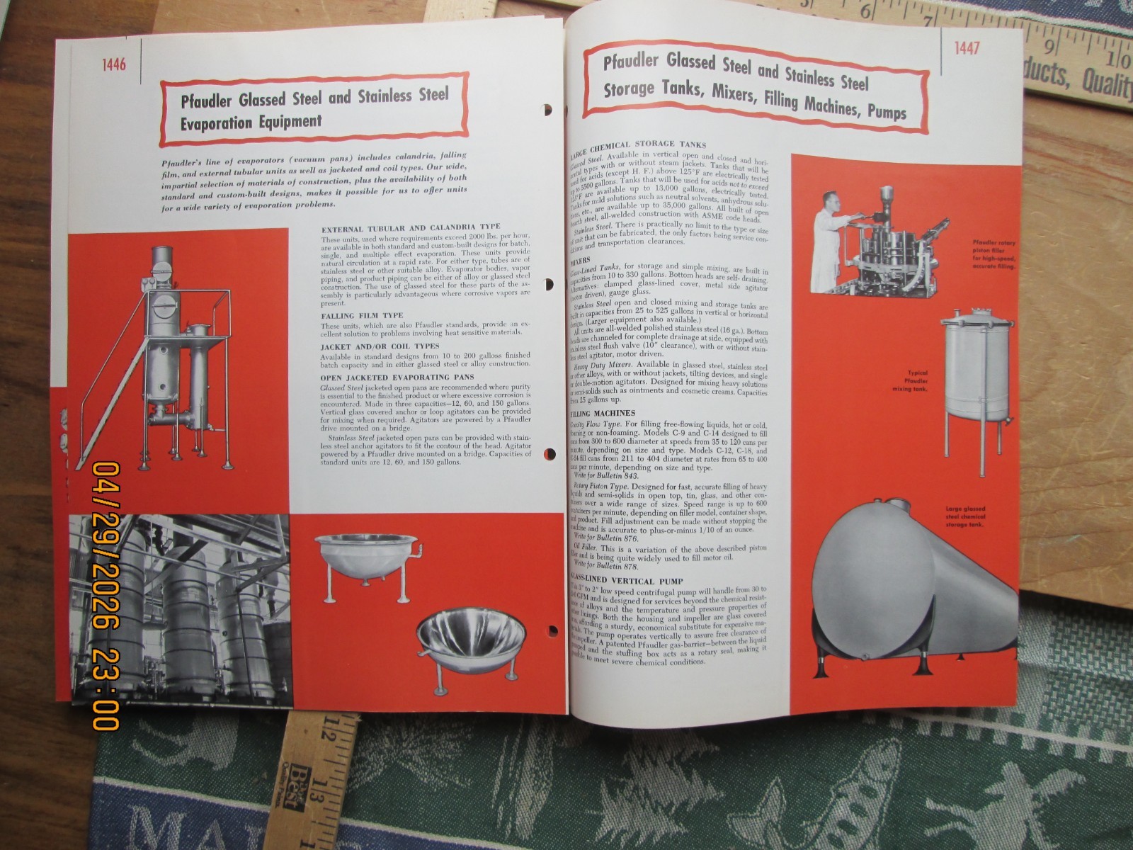 Buyers Guide to PFAUDLER equipment and services brochure 1953