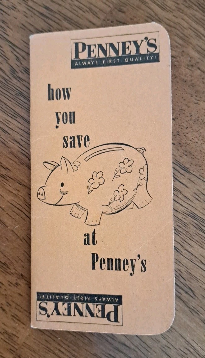 Pennys Gift Booklet c1930s aka JC Pennys Vintage Great Shape