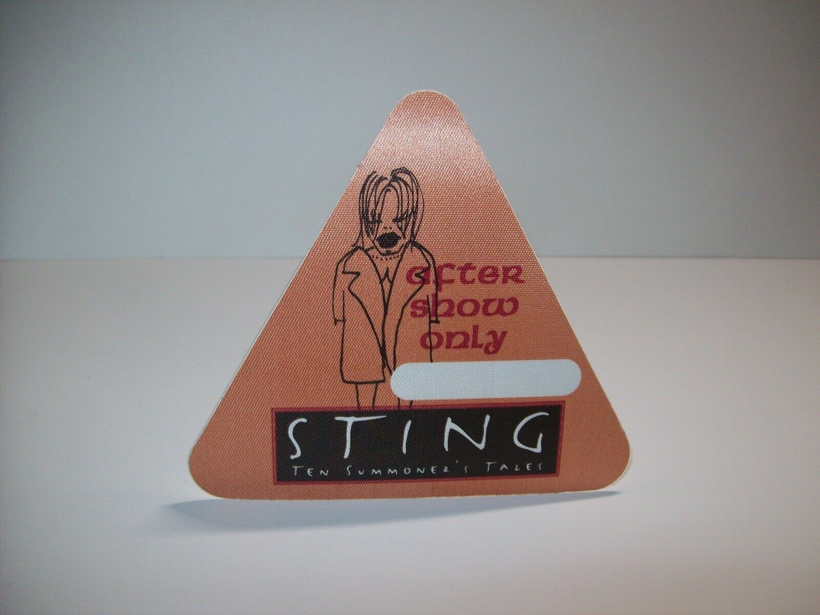Sting Ten Summoner’s Tales Backstage Pass Concert Tour Original 1994 After Show