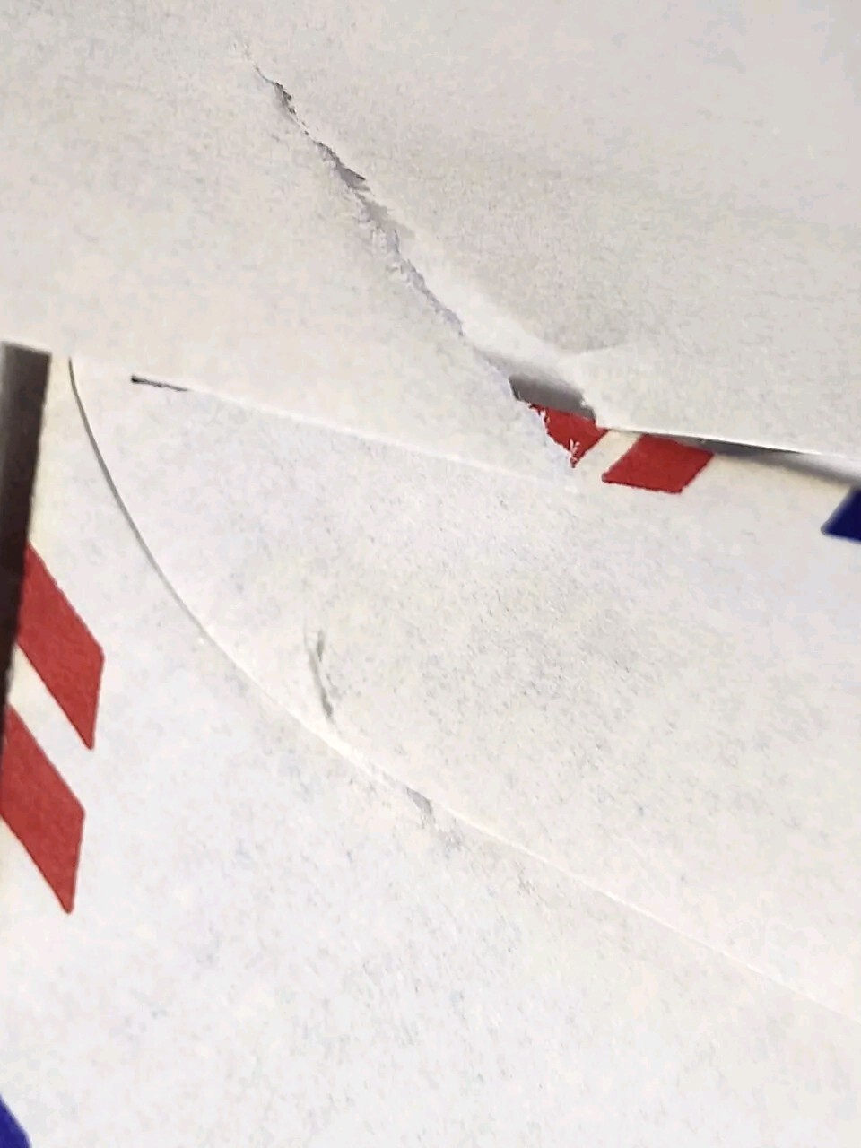 18 VTG Air Mail Envelopes 8 Onward White, 10 Unbranded Ivory -Red Blue Stripes