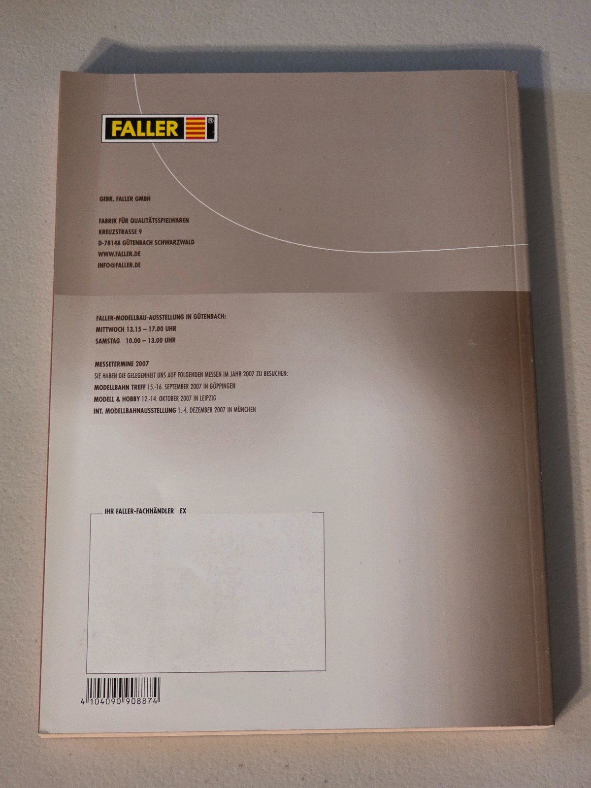 Faller 2007 2008 HO TT N Z Modeller Catalogue Modelbouw Farm German