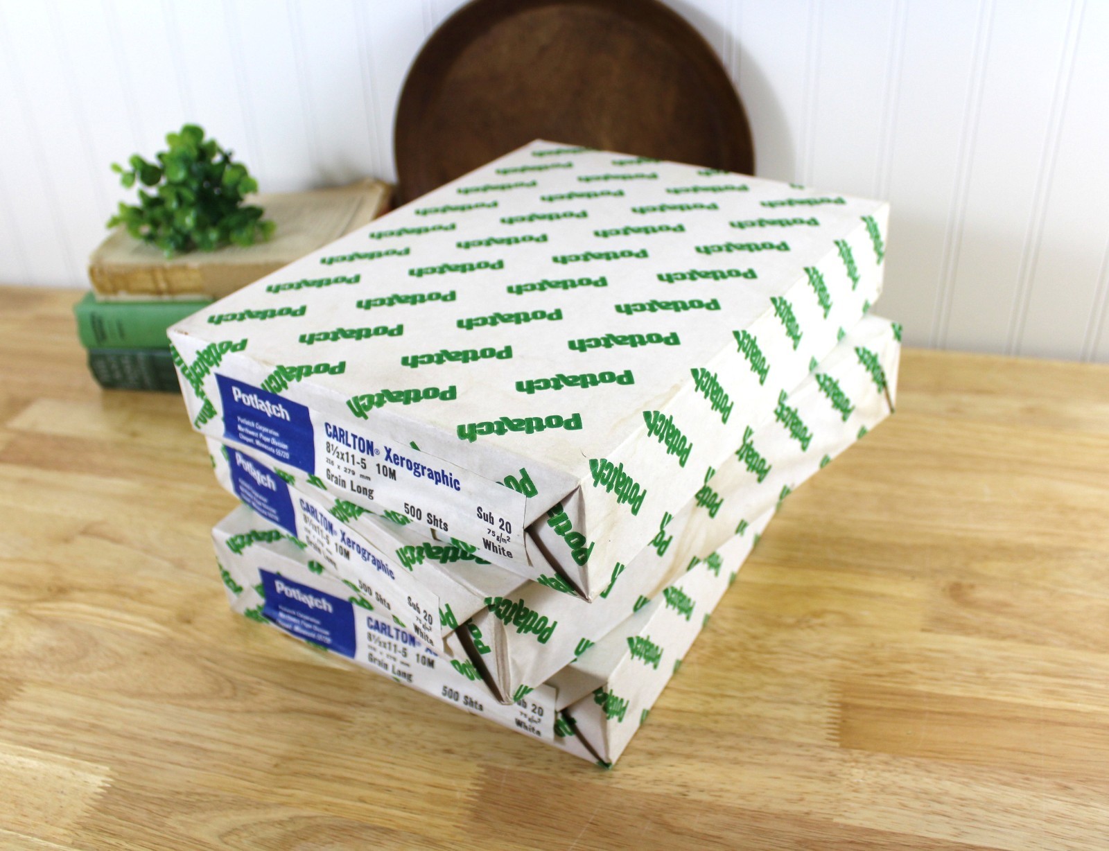 Vintage Potlatch Paper REAM Unopened White 500 Shts | Cloquet Minnesota
