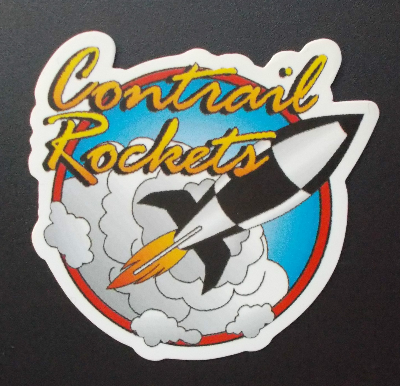 Sticker Decal Matte Finish ‘Rocket’ Laptop, Skateboard, Sticker Bomb (M131)